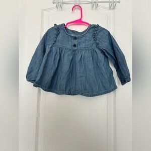 Denim Blue Kids Shirt